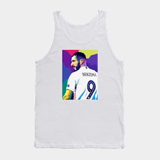 Karim Benzema Wpap Art Tank Top